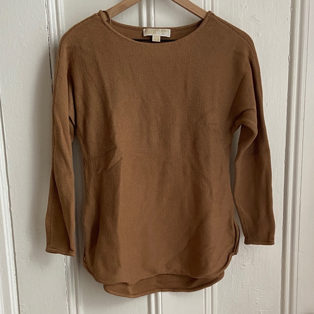 Michael Kors Tan Knit Sweater